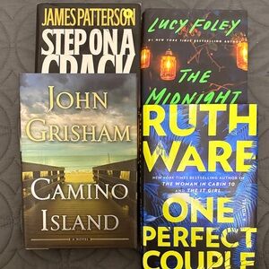 Set of Four Hardcover Bestselling Thriller Novels